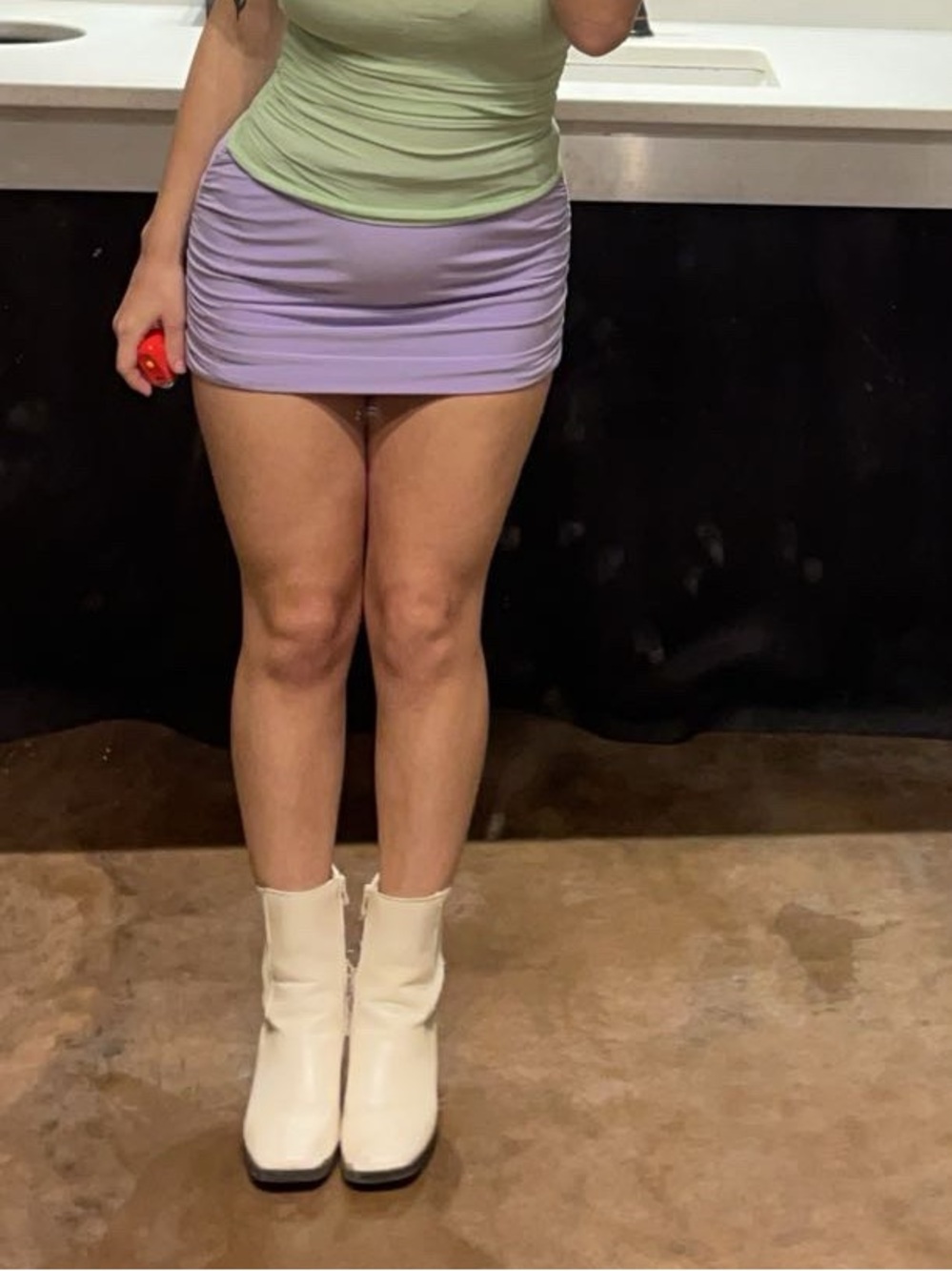 White Ankle Boots With Heel